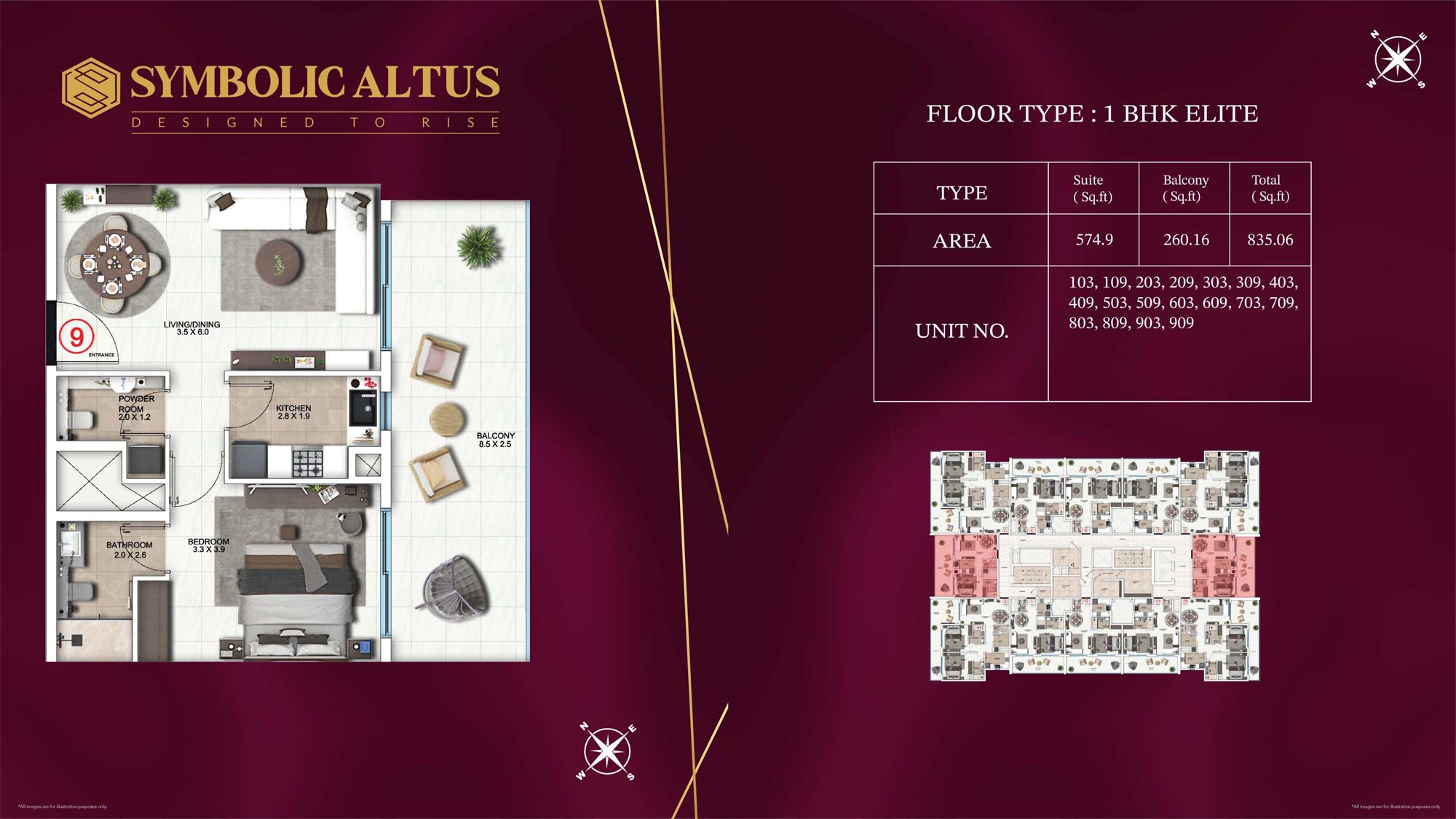 Symbolic Altus at Liwan floor plan 1