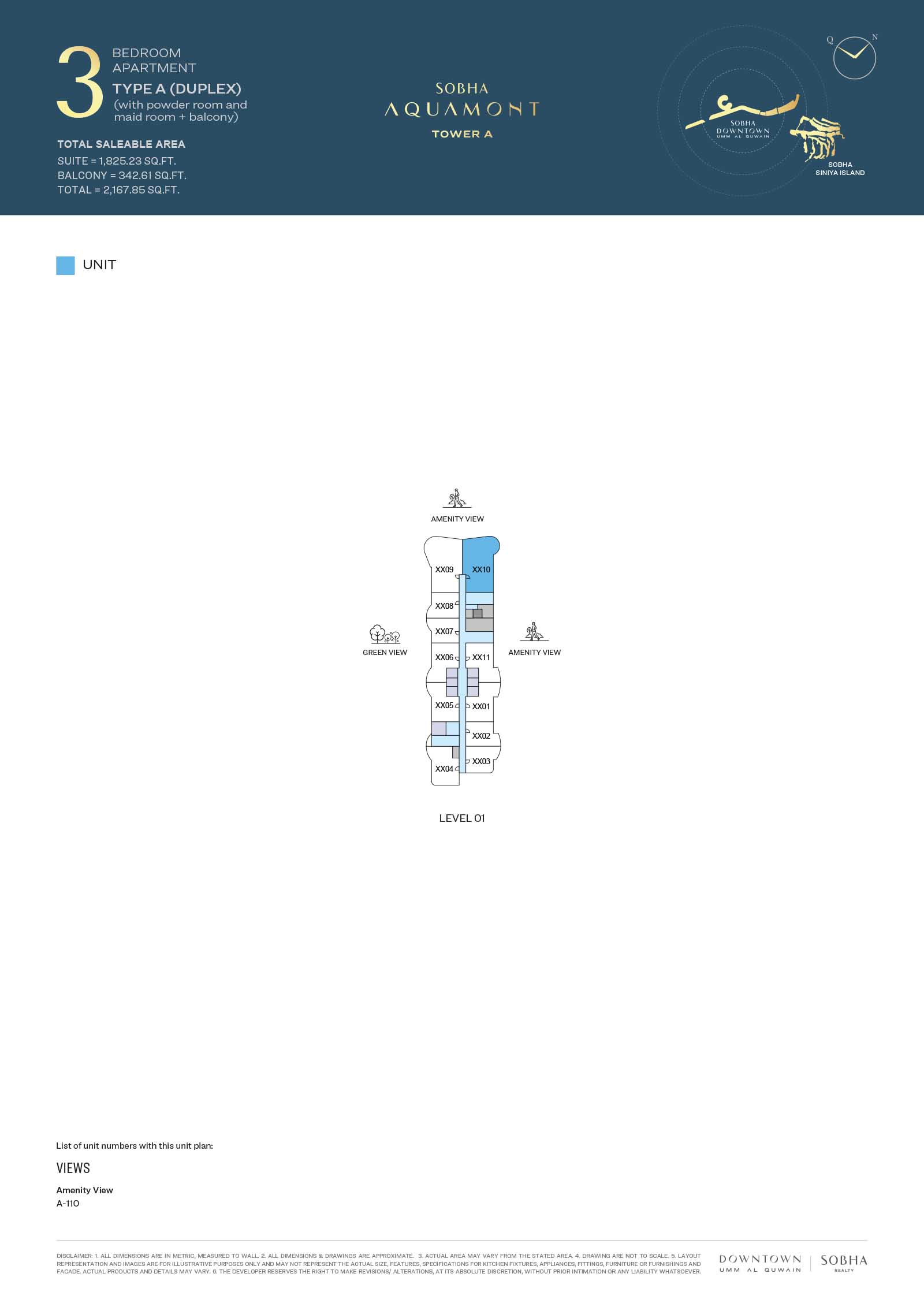 Sobha Aquamont floor plan 4