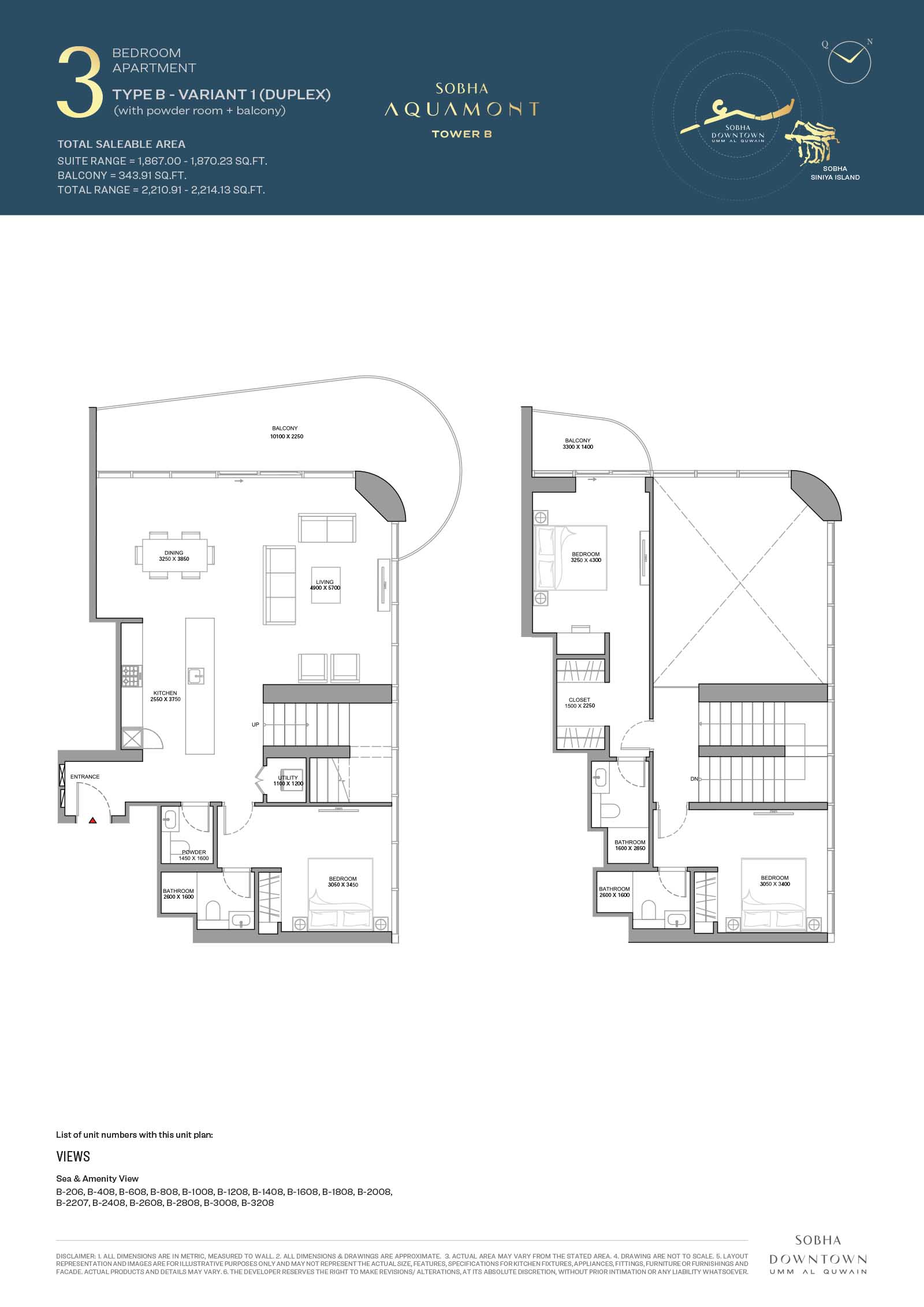 Sobha Aquamont floor plan 6
