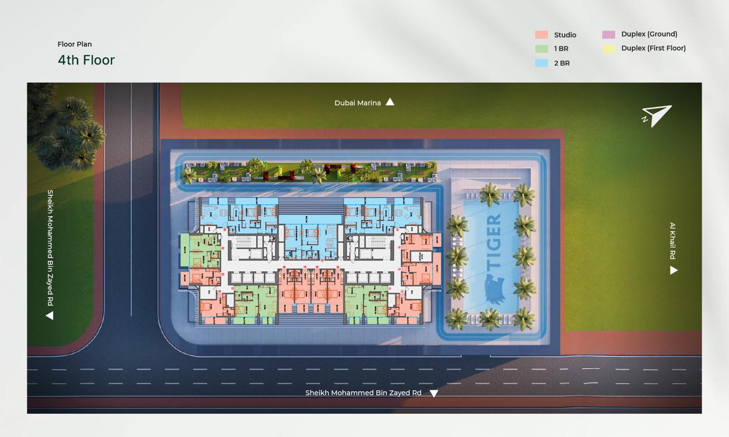 Sky Gate Tower at JVT floor plan 1