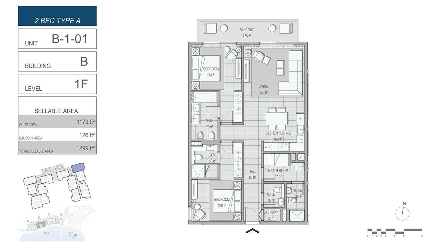 The Address Fujairah Resort Spa floor plan 1