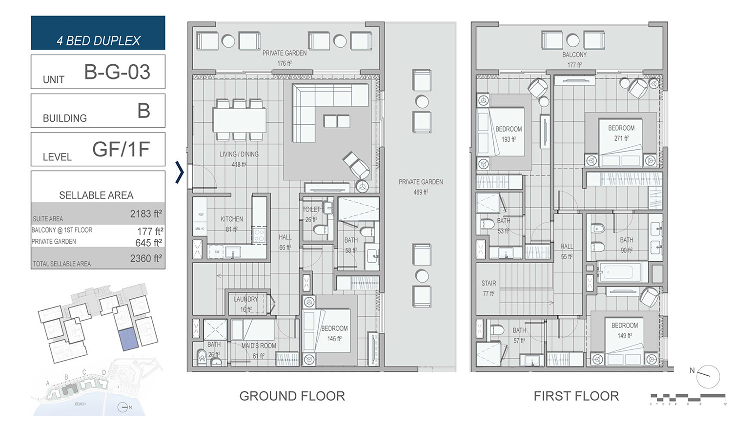 The Address Fujairah Resort Spa floor plan 3