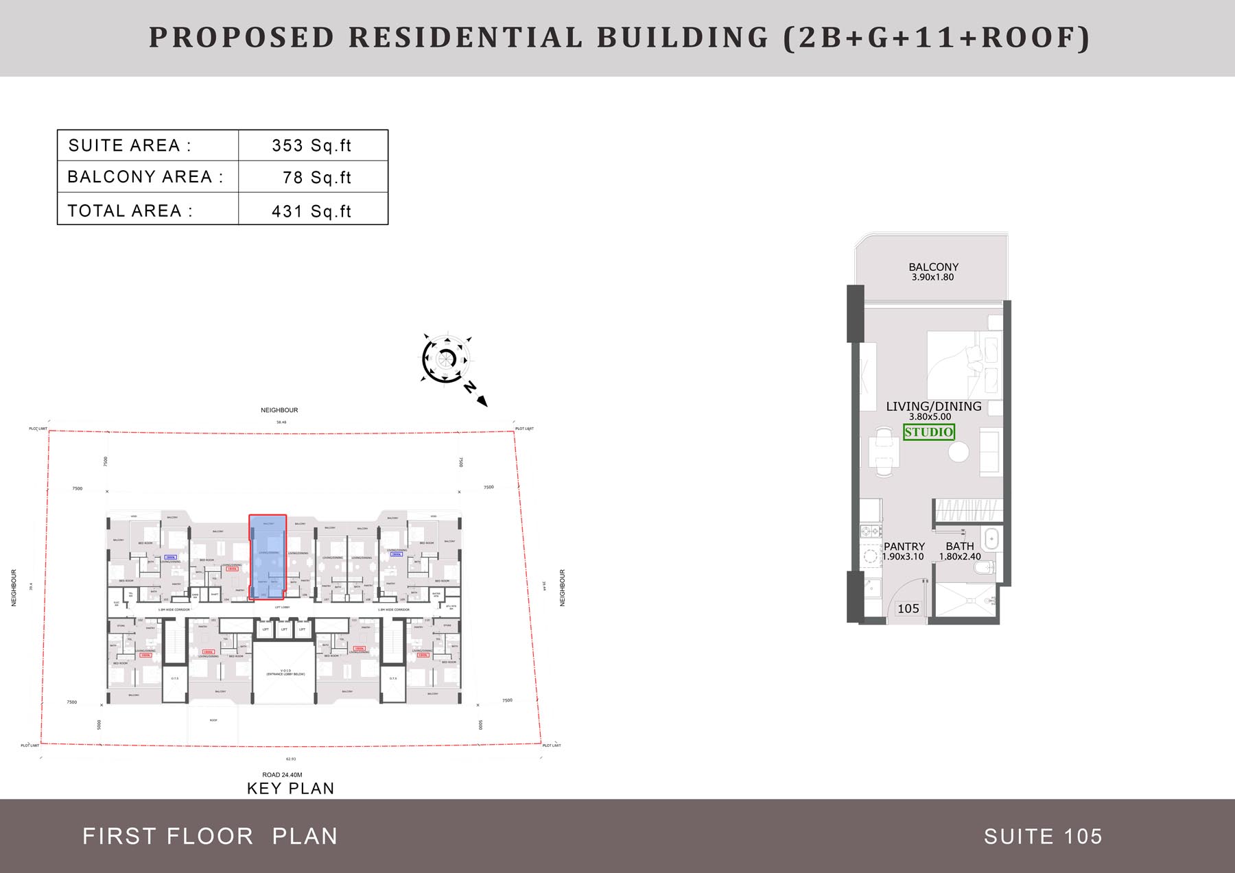 Coventry Gardens 2 at Dubailand floor plan 1