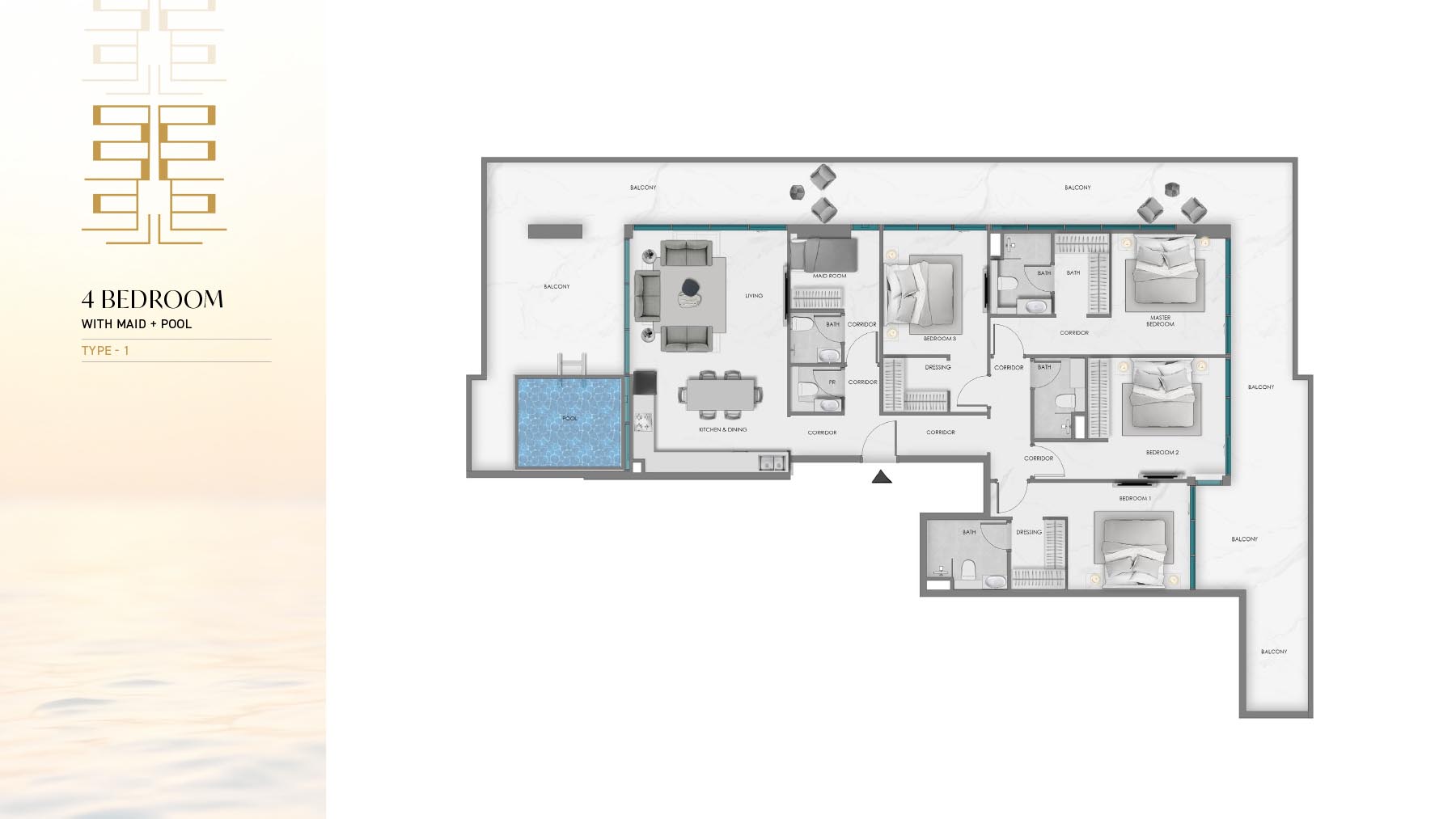 Samana Ocean Crest at Dubai Islands floor plan 5