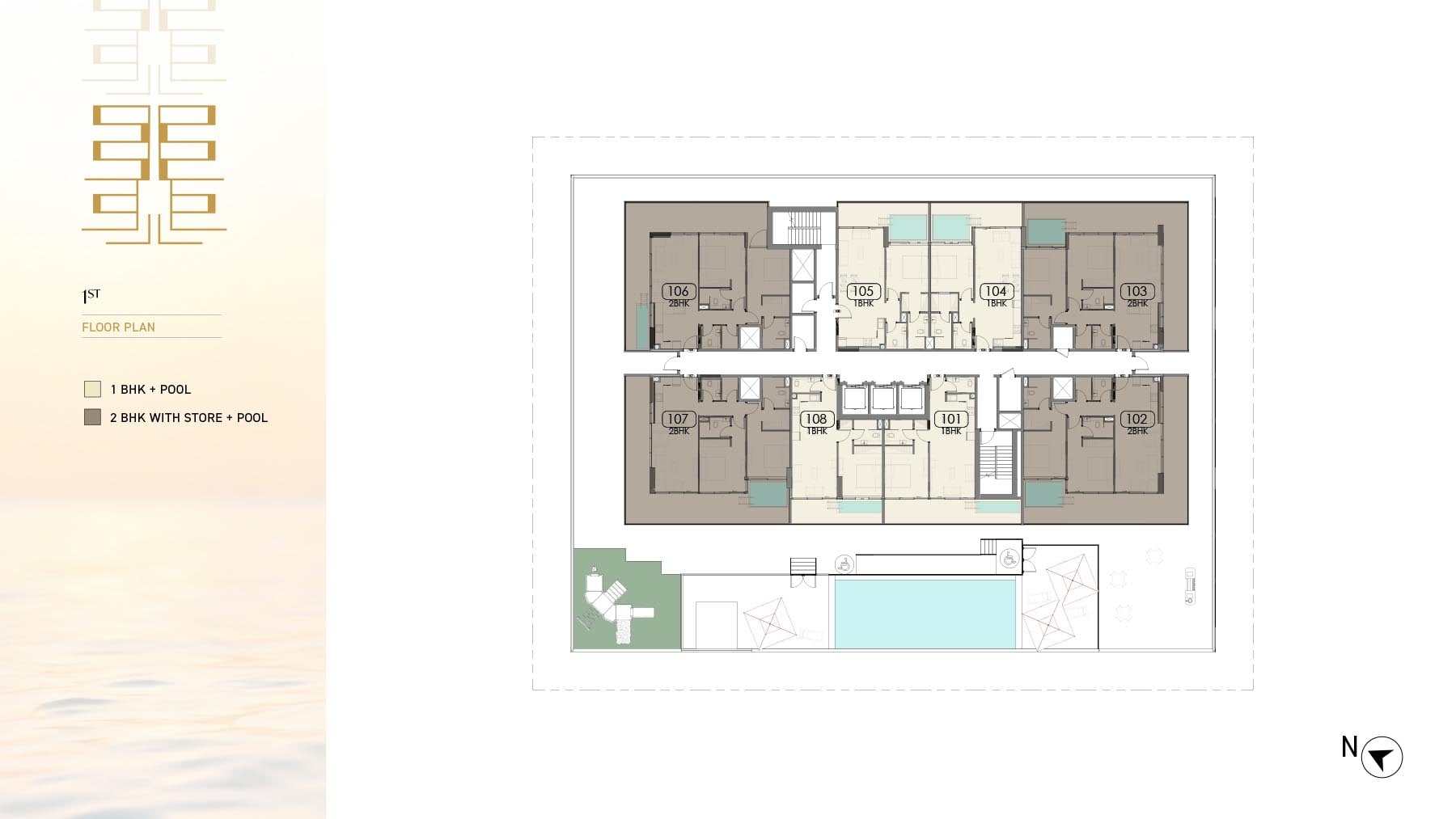 Samana Ocean Crest at Dubai Islands floor plan 2