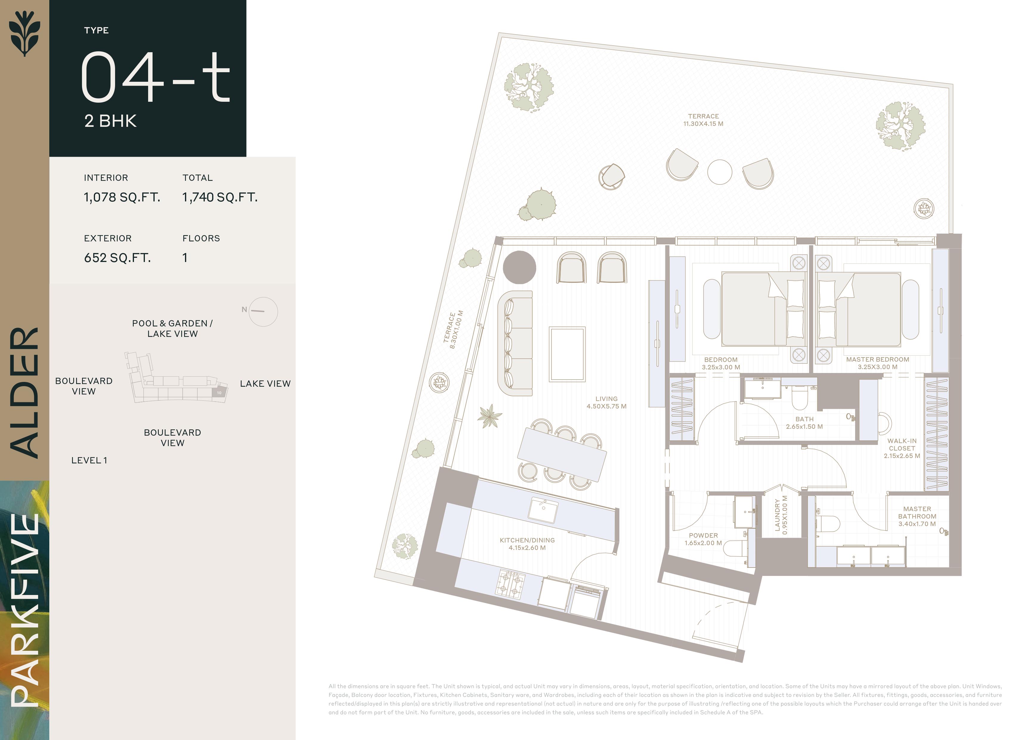 Alder at Park Five floor plan 2