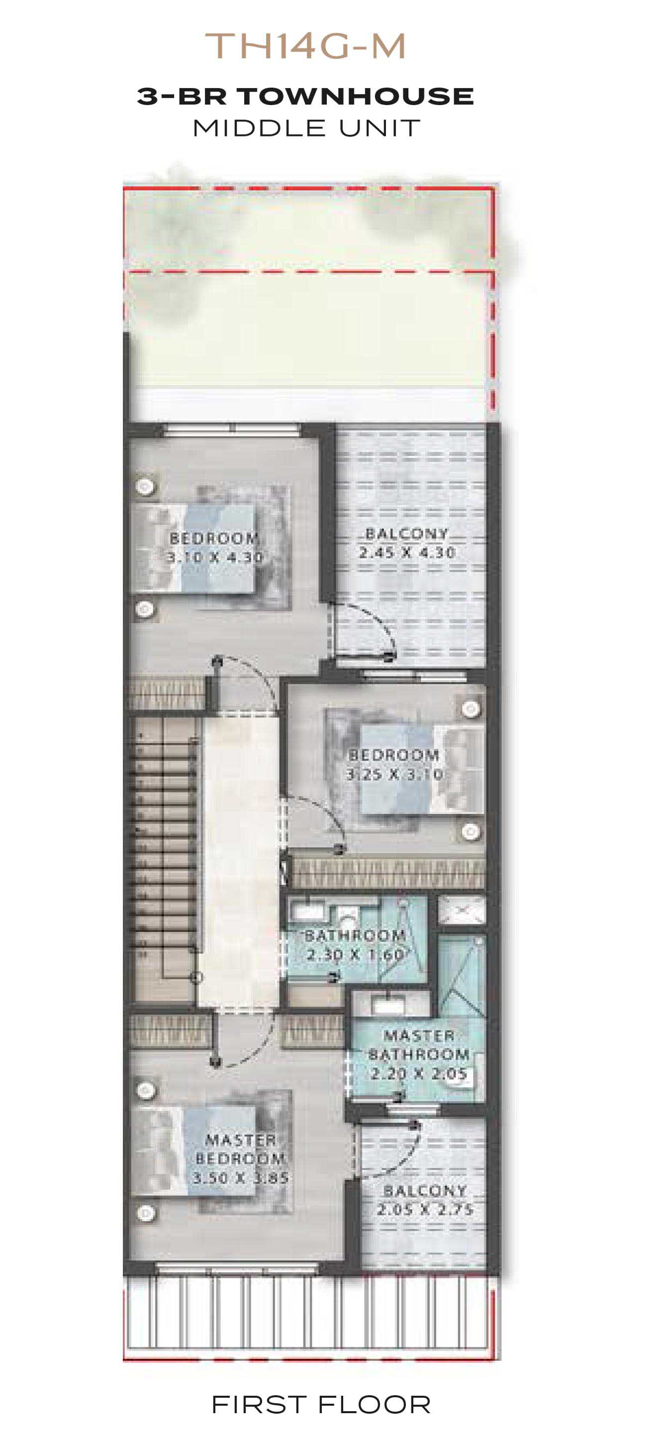 Ivory at Damac Hills floor plan 1