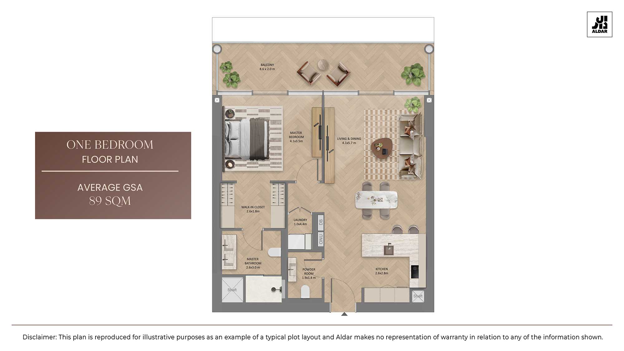The Row Saadiyat floor plan 1