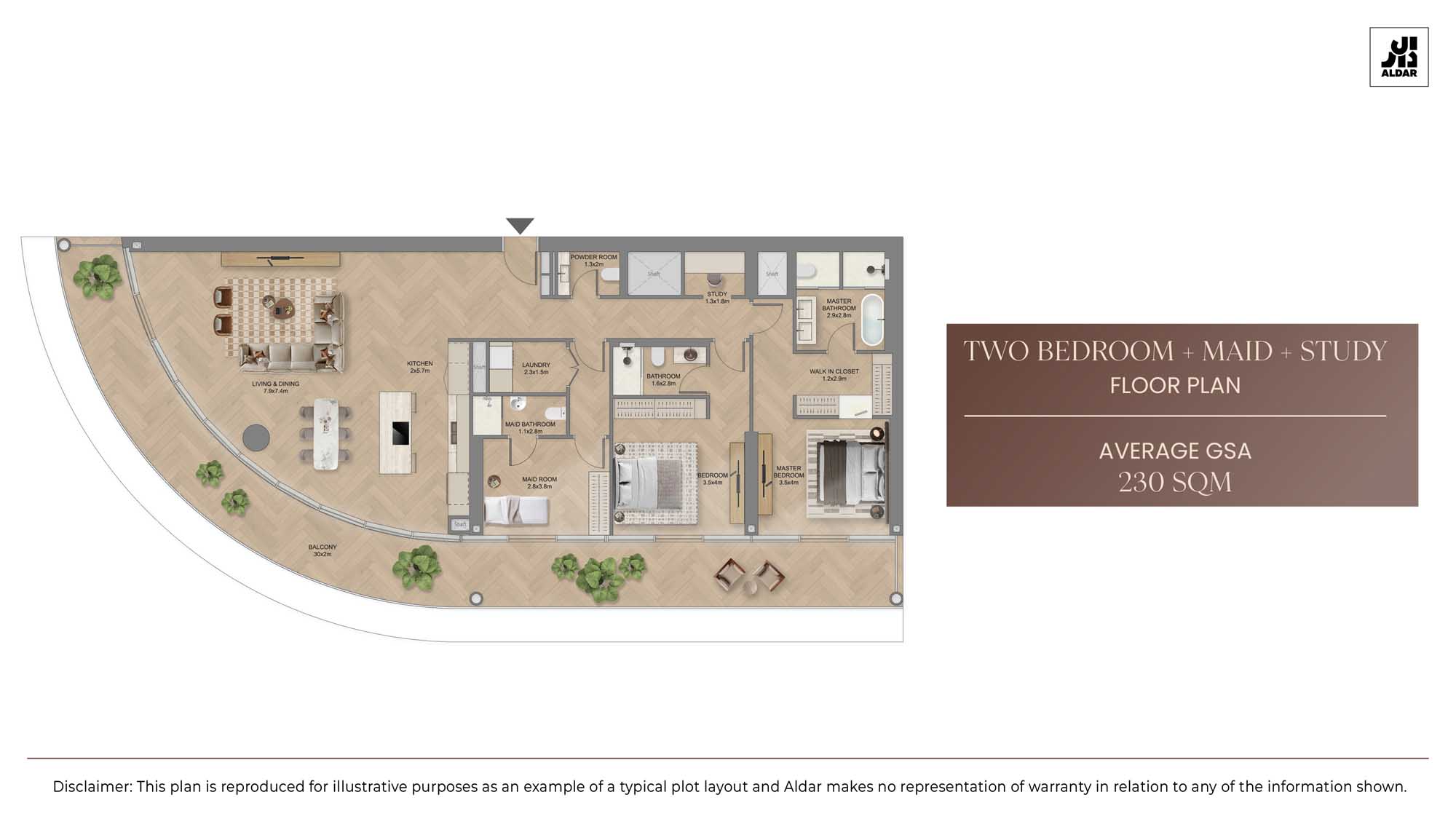 The Row Saadiyat floor plan 2