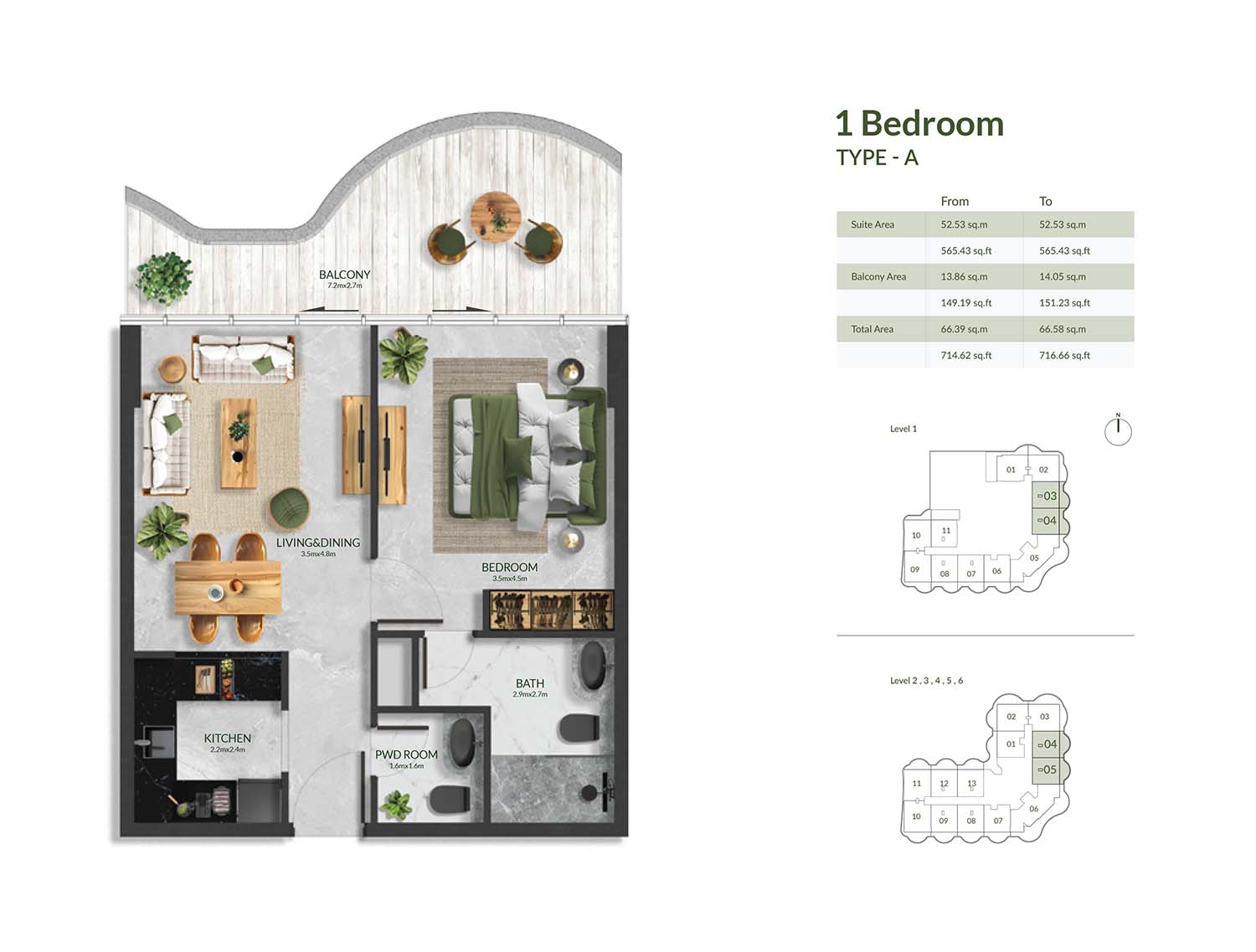 Aqua Maya at Al Marjan Island floor plan 1