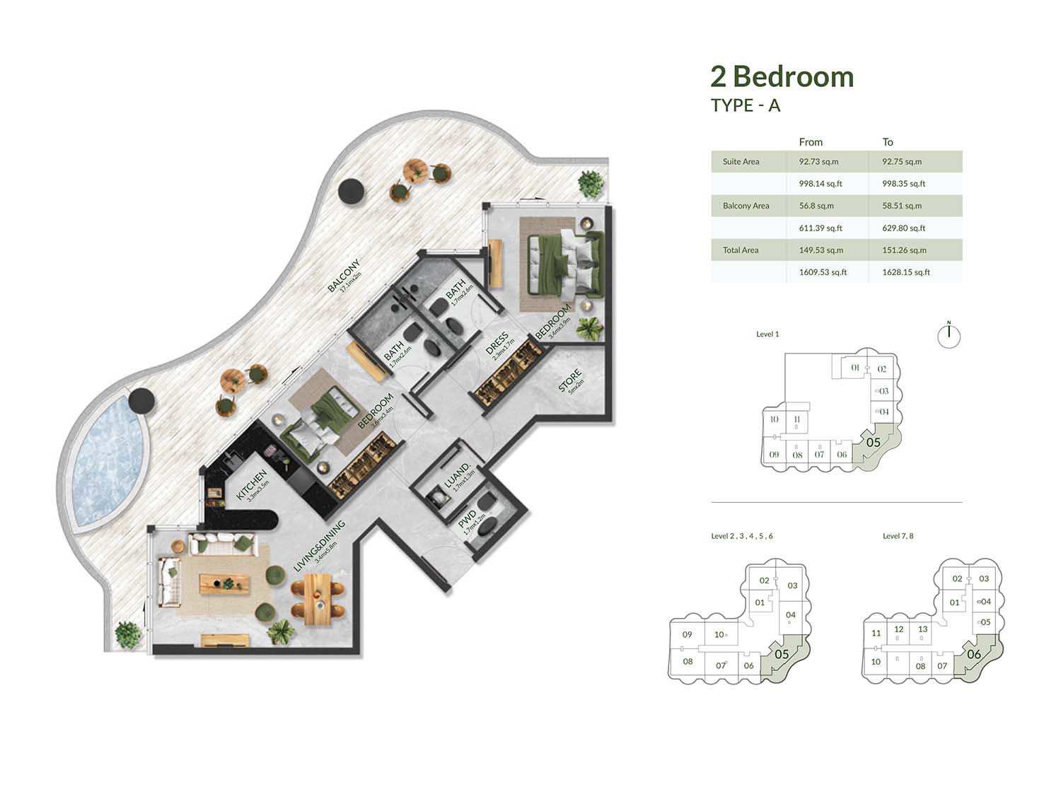Aqua Maya at Al Marjan Island floor plan 3