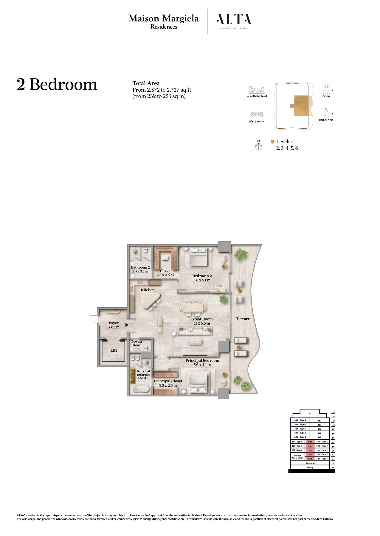 Maison Margiela Residences floor plan 2