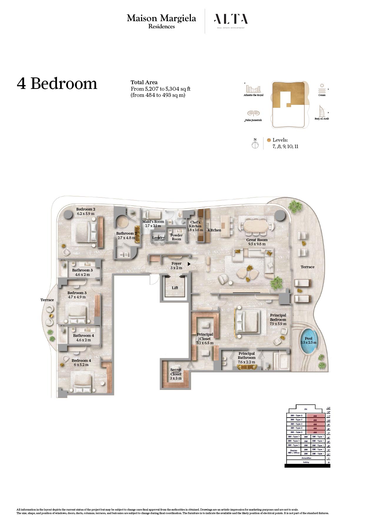 Maison Margiela Residences floor plan 5