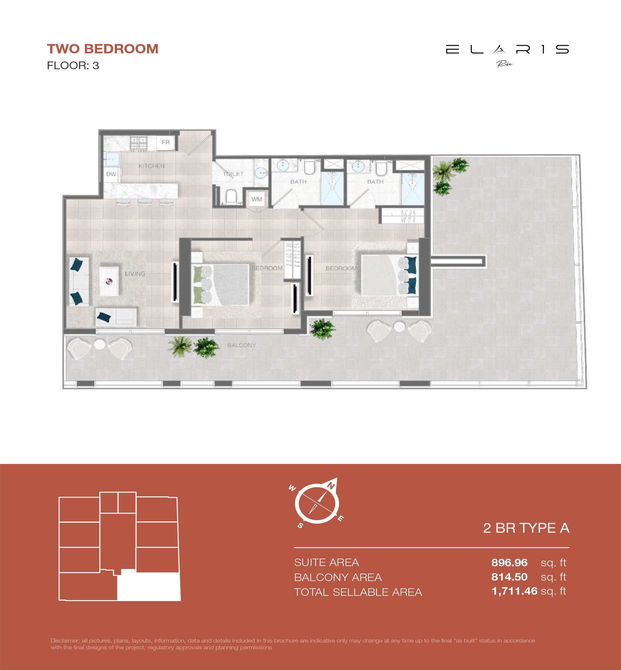 Elaris Rise at JVT floor plan 4