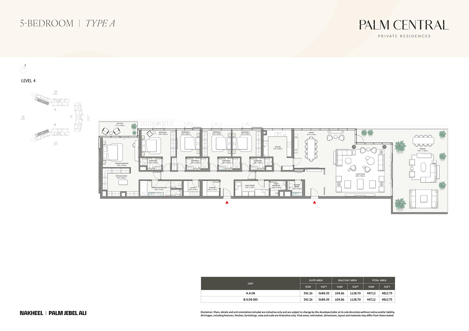 Palm Central Private Residences floor plan 6