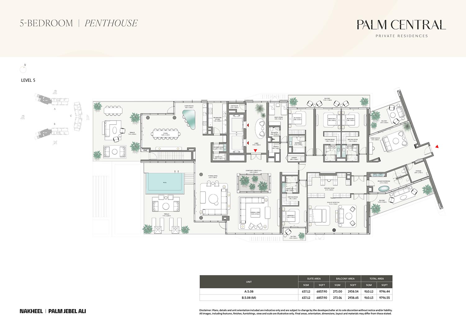 Palm Central Private Residences floor plan 7
