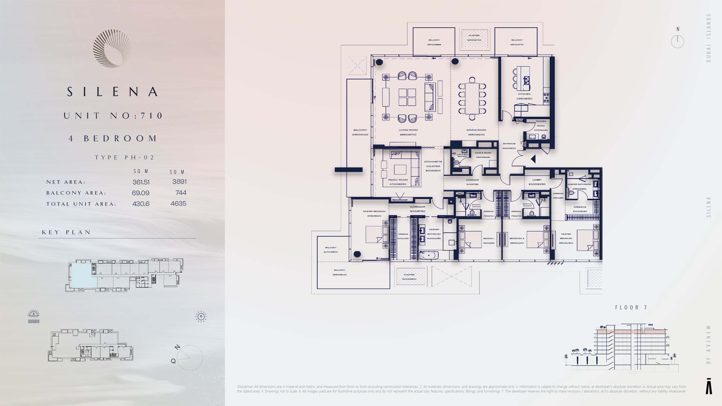 Silena at Dubai Islands floor plan 5