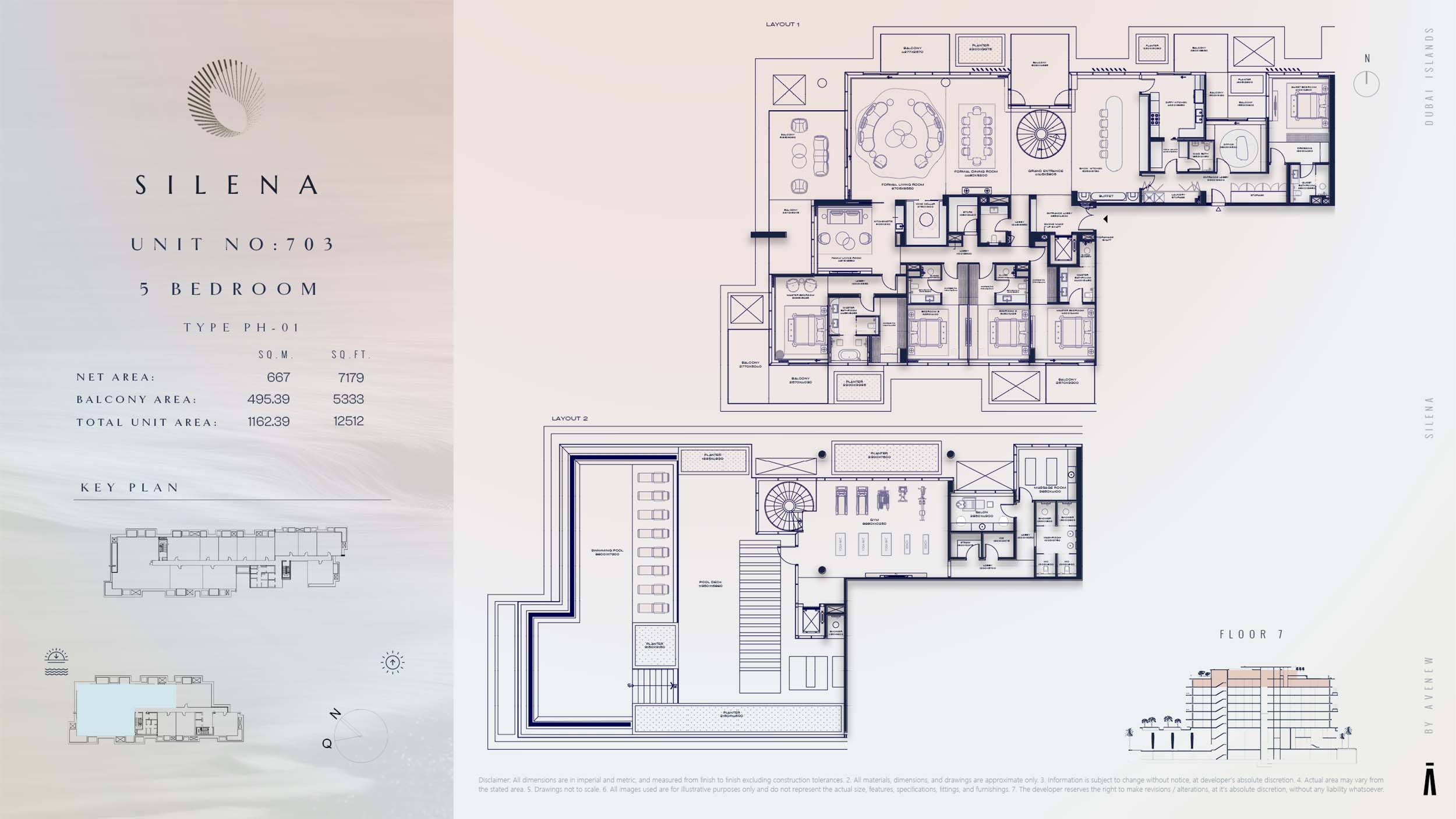 Silena at Dubai Islands floor plan 7