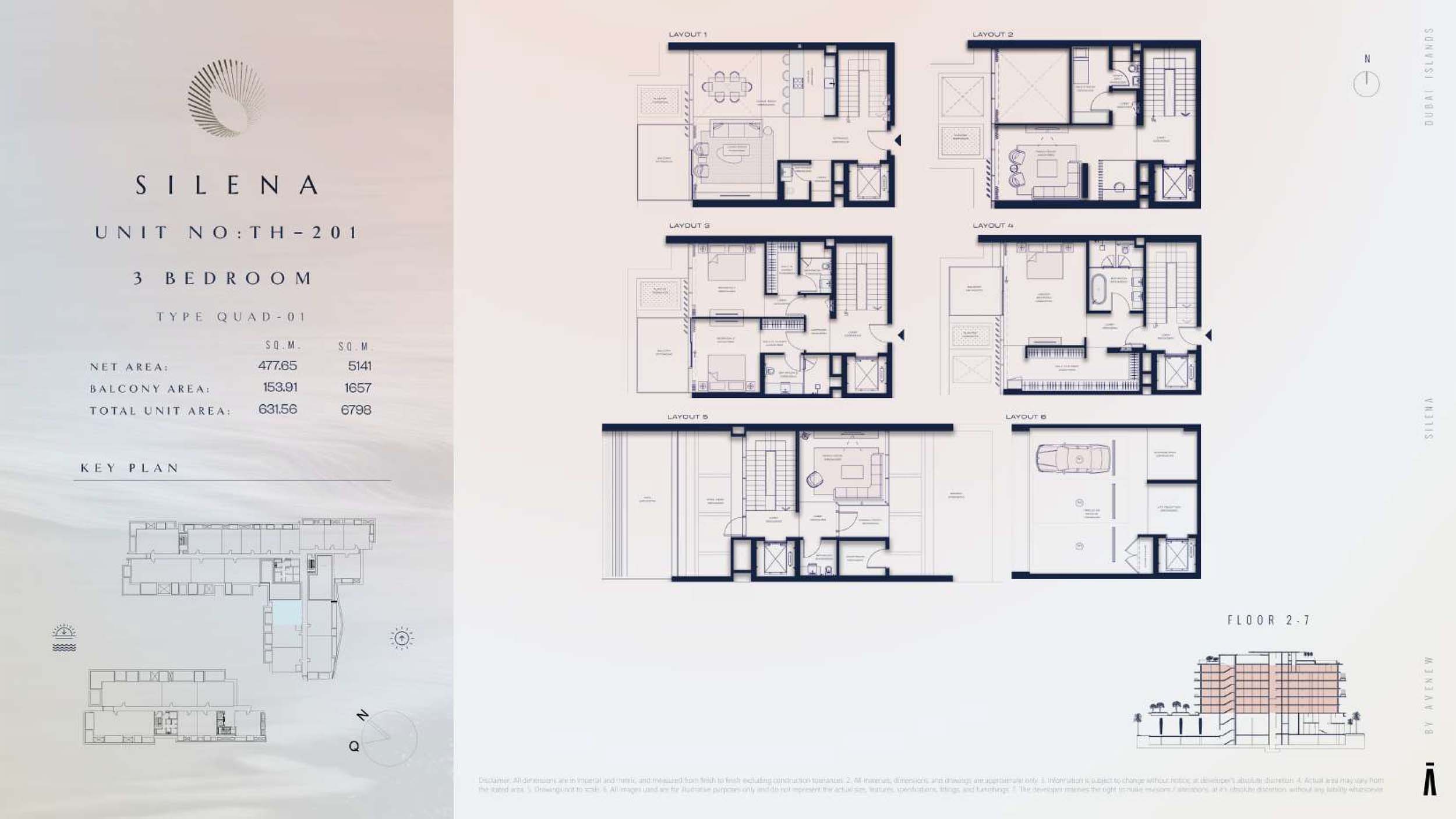 Silena at Dubai Islands floor plan 4