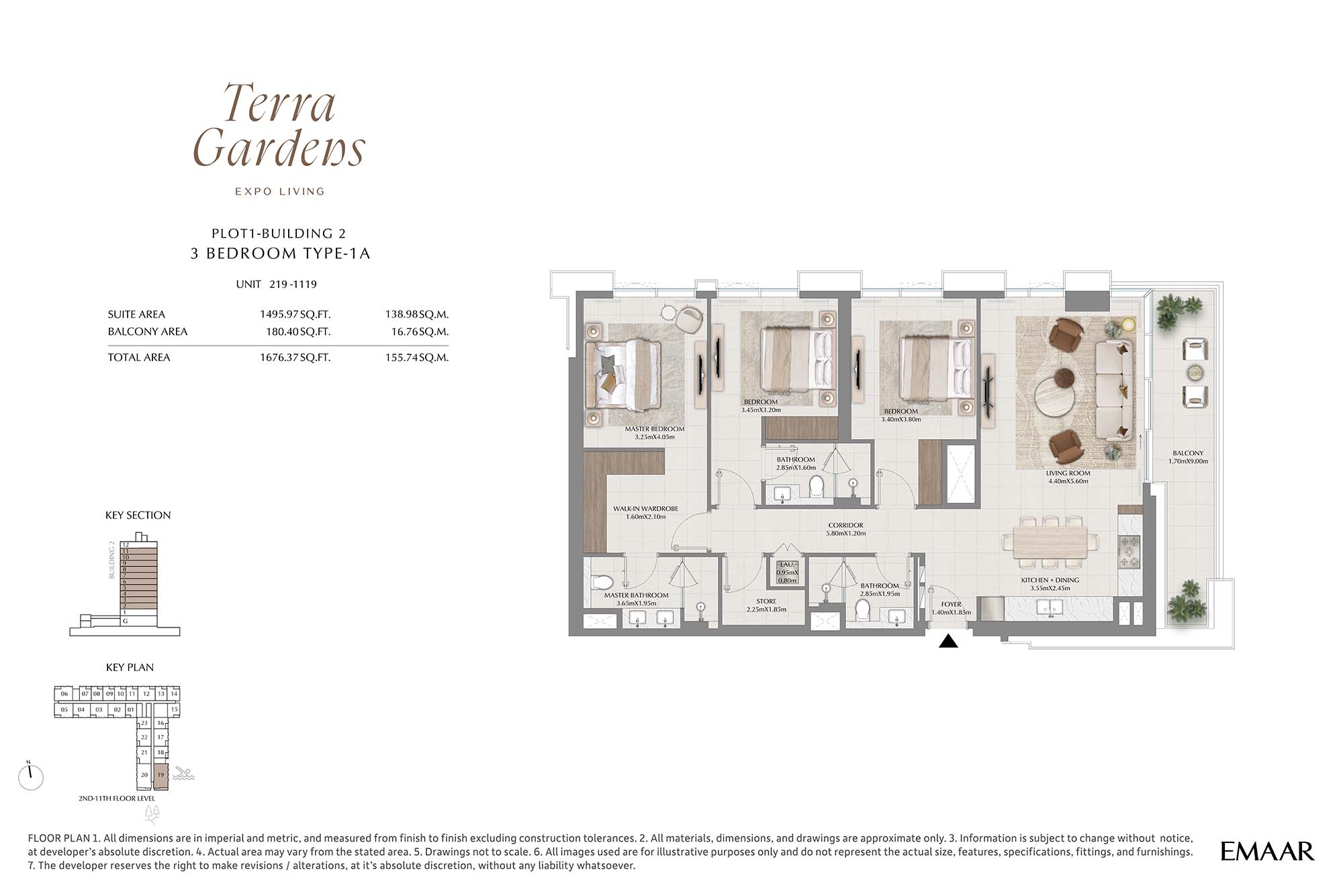 Emaar Terra Gardens floor plan 3