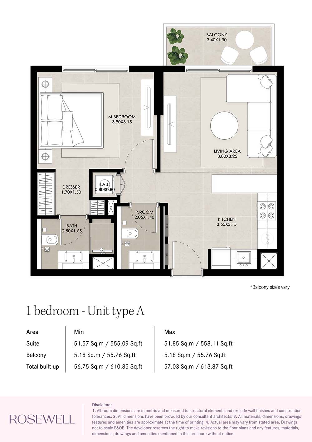 Rosewell at Town Square floor plan 1