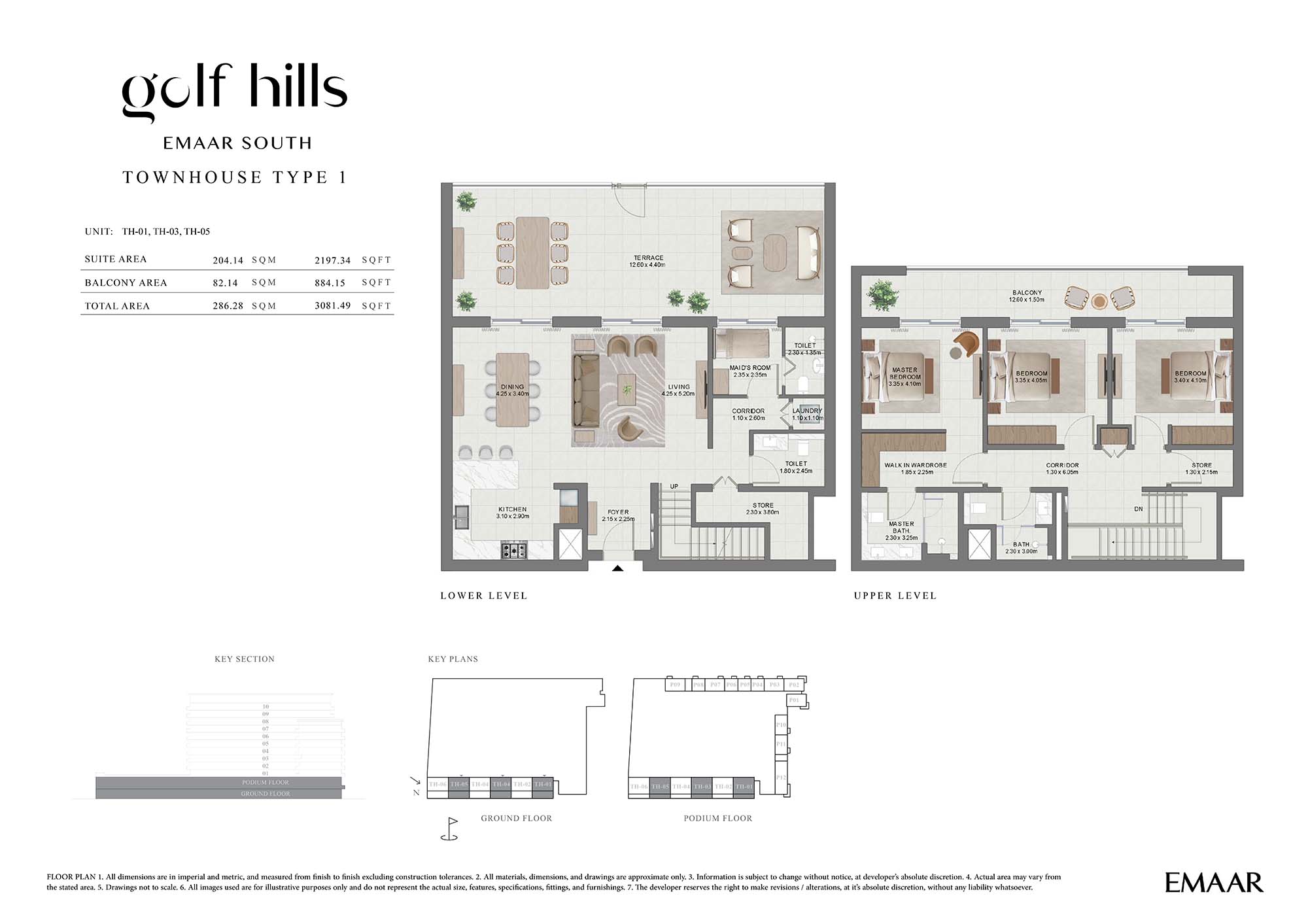 Golf Hills at Emaar South floor plan 4