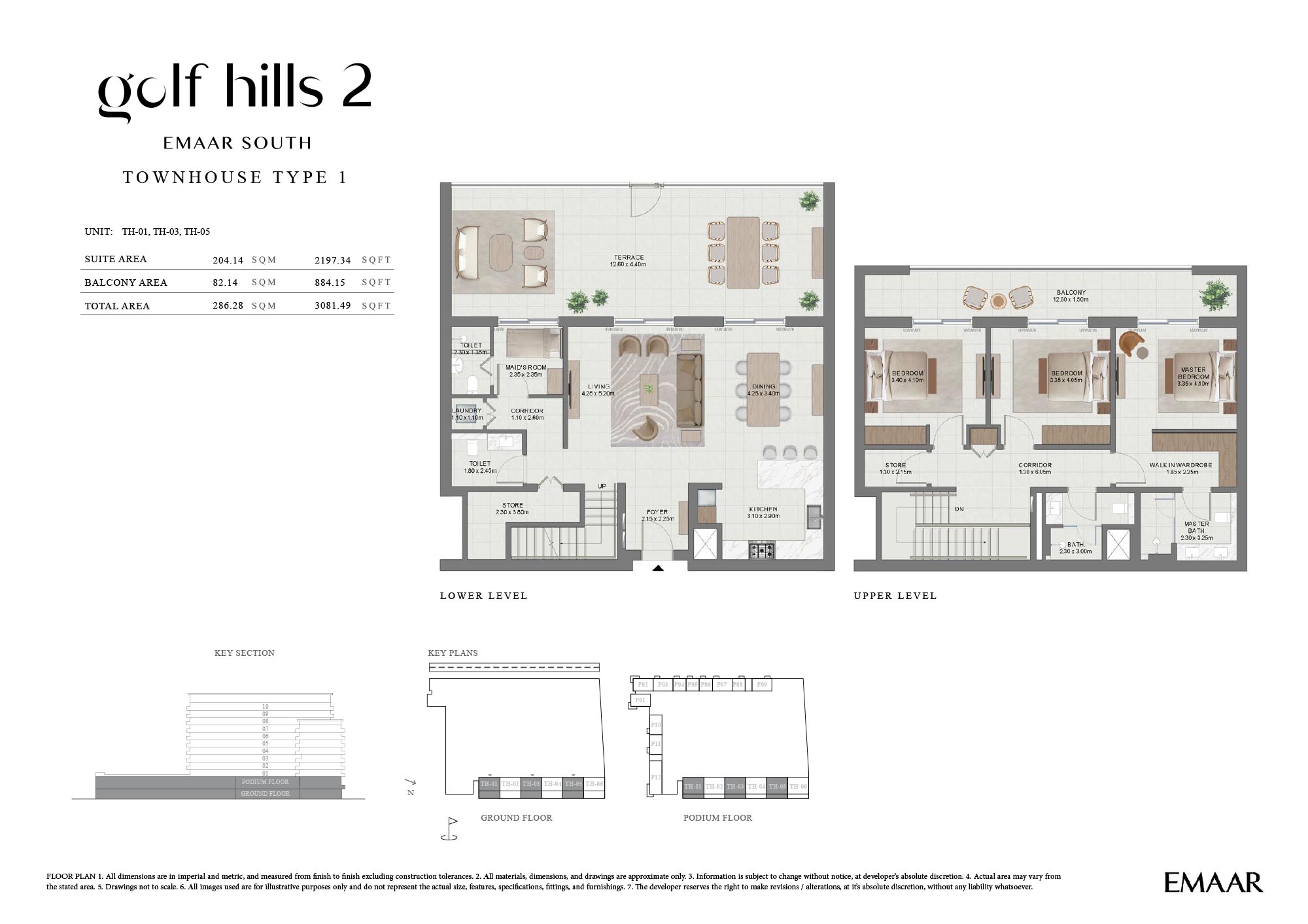 Golf Hills 2 at Emaar South floor plan 4