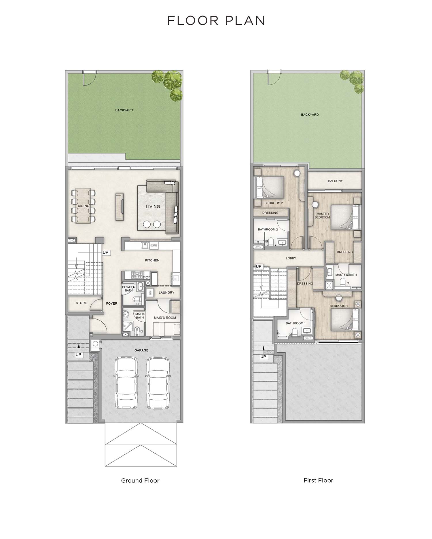 Aila Homes at Al Hamra floor plan 2