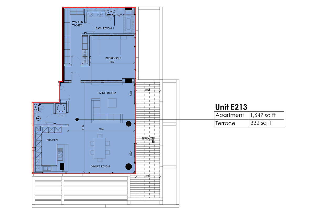 Ashjar Apartments floor plan 1