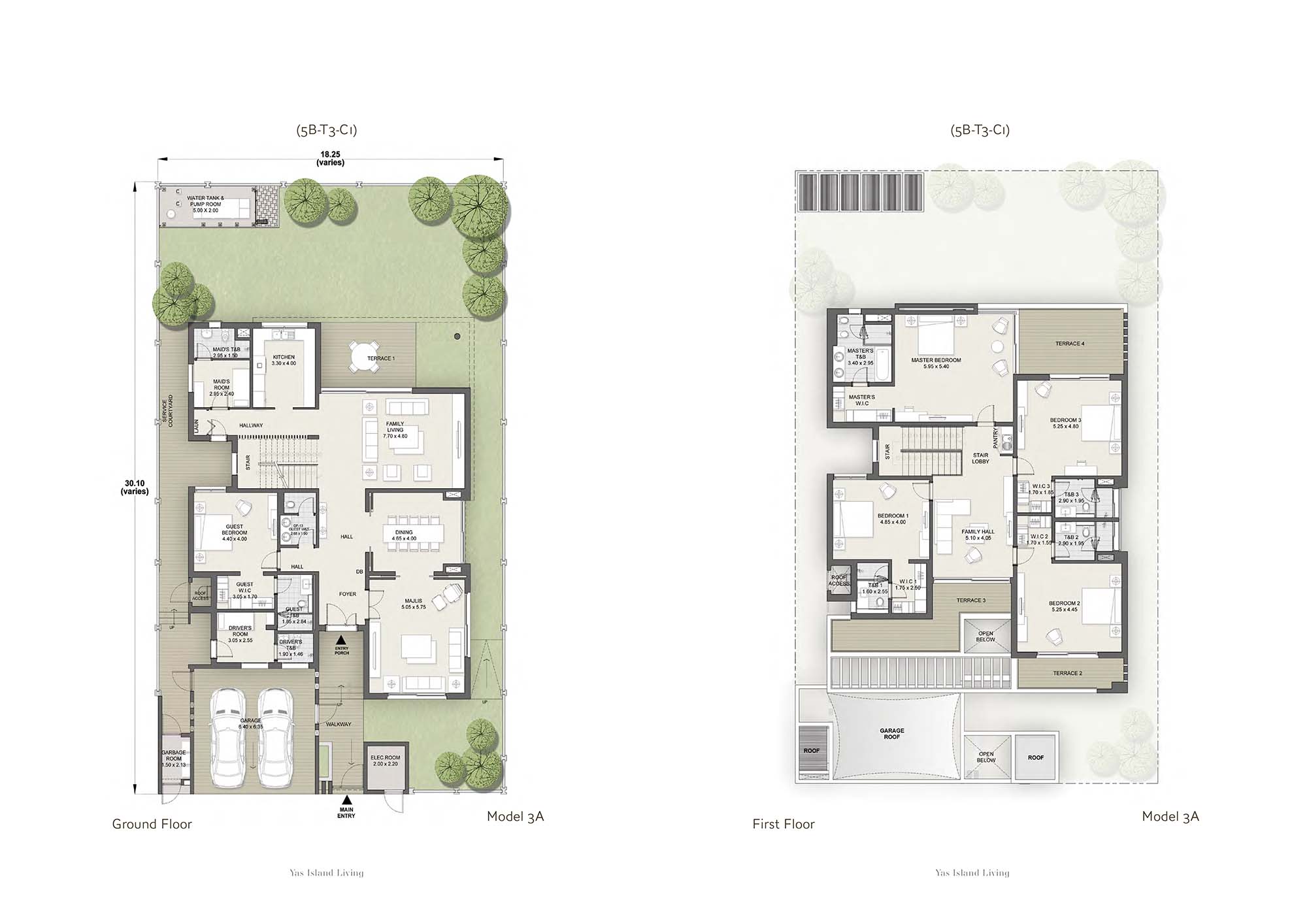 West Yas Villas floor plan 1