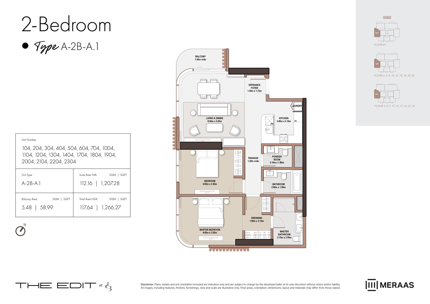 The Edit at D3 floor plan 2