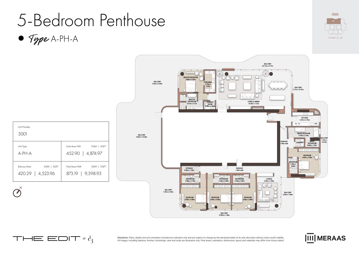 The Edit at D3 floor plan 5