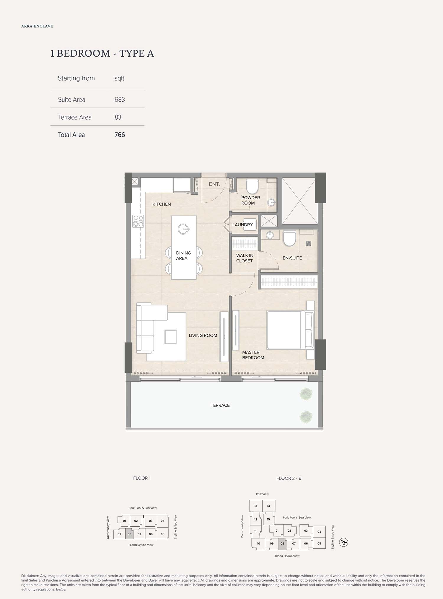 Arka Enclave Residences floor plan 1