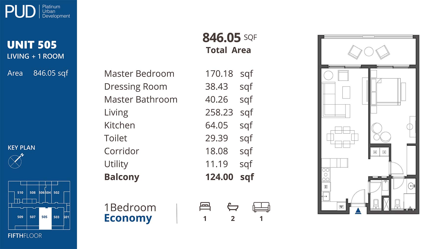 PUD Residences 1 floor plan 2
