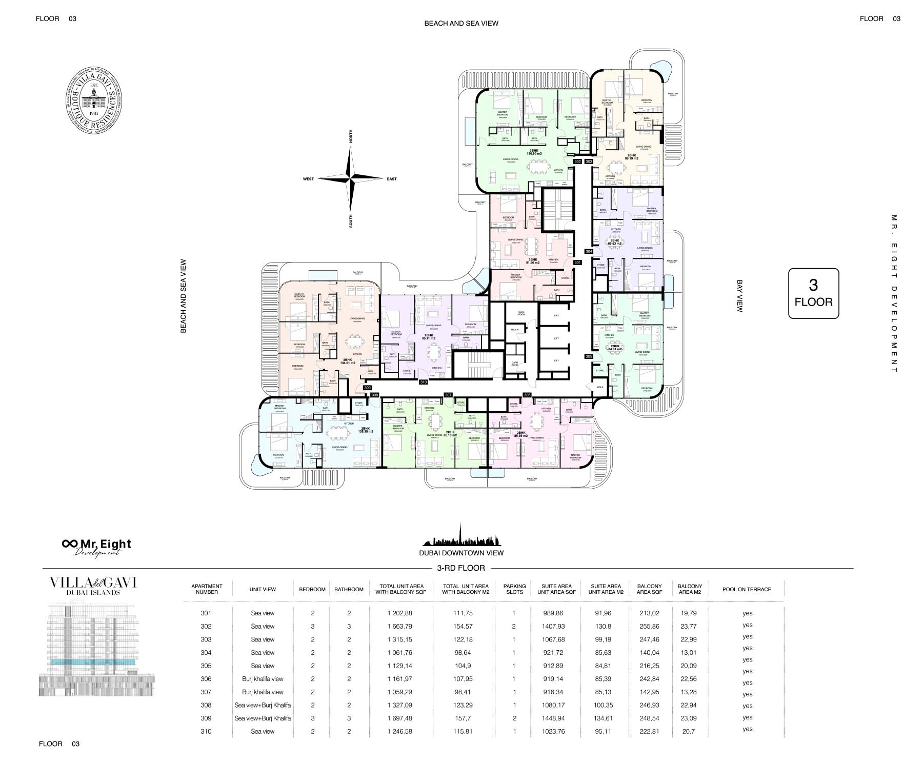 Villa Del GAVI at Dubai Islands floor plan 1
