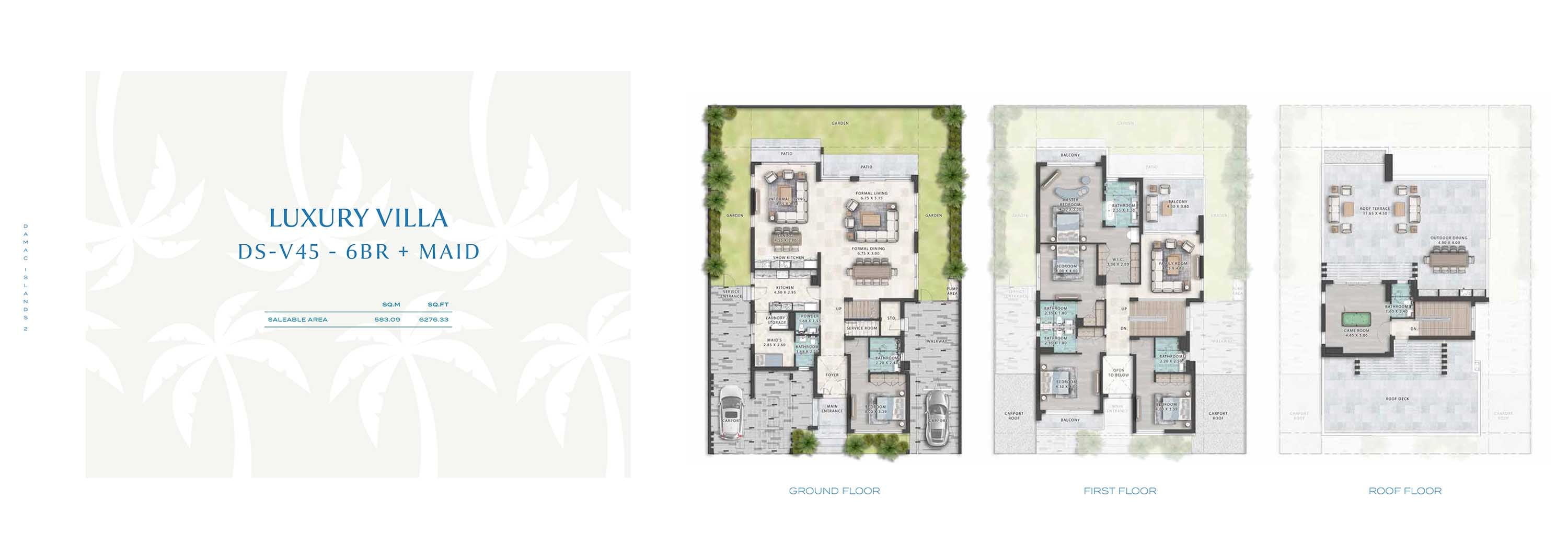 Damac Islands 2 floor plan 4