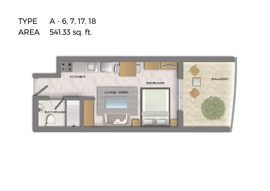 Hera Tower floor plan 1