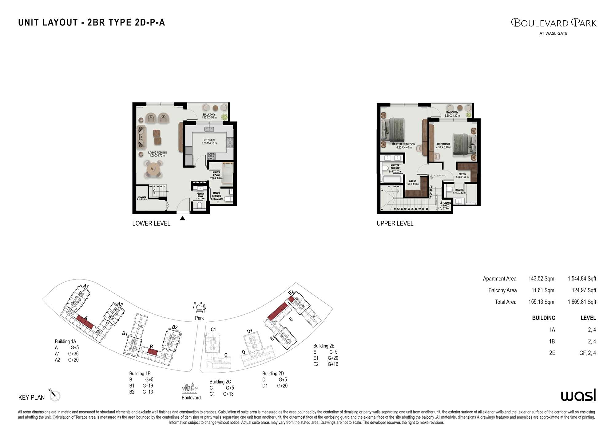 Wasl Boulevard Park floor plan 5