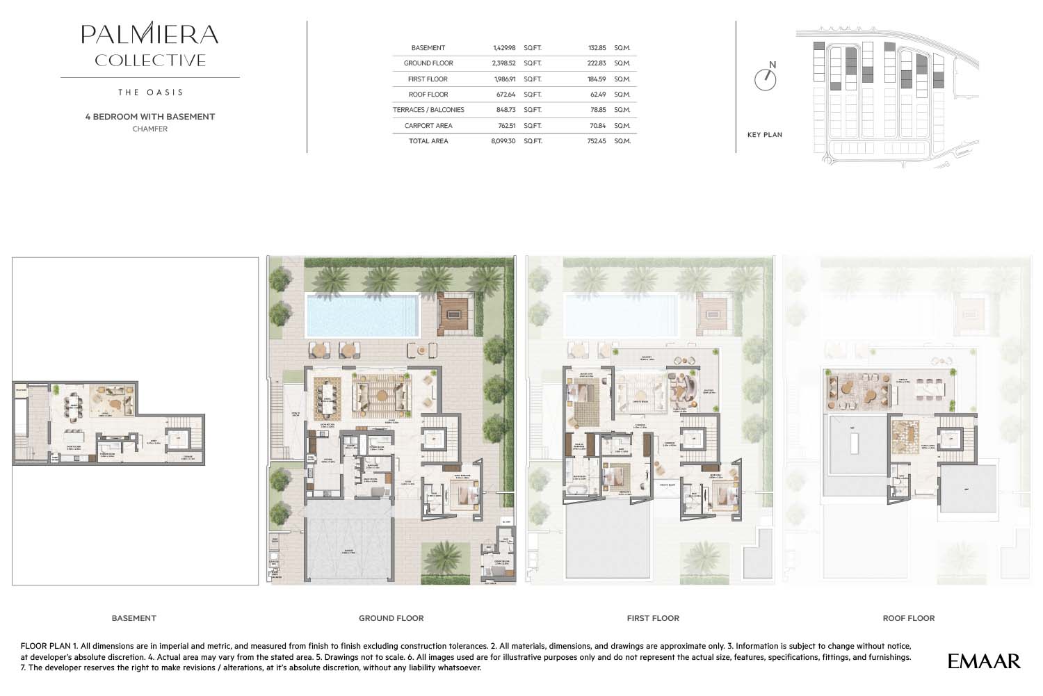 Palmiera Collective at The Oasis floor plan 1