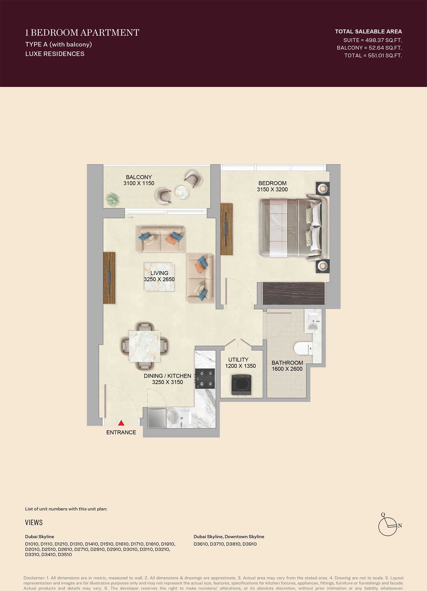 Skyvue Altier at Sobha Hartland 2 floor plan 1