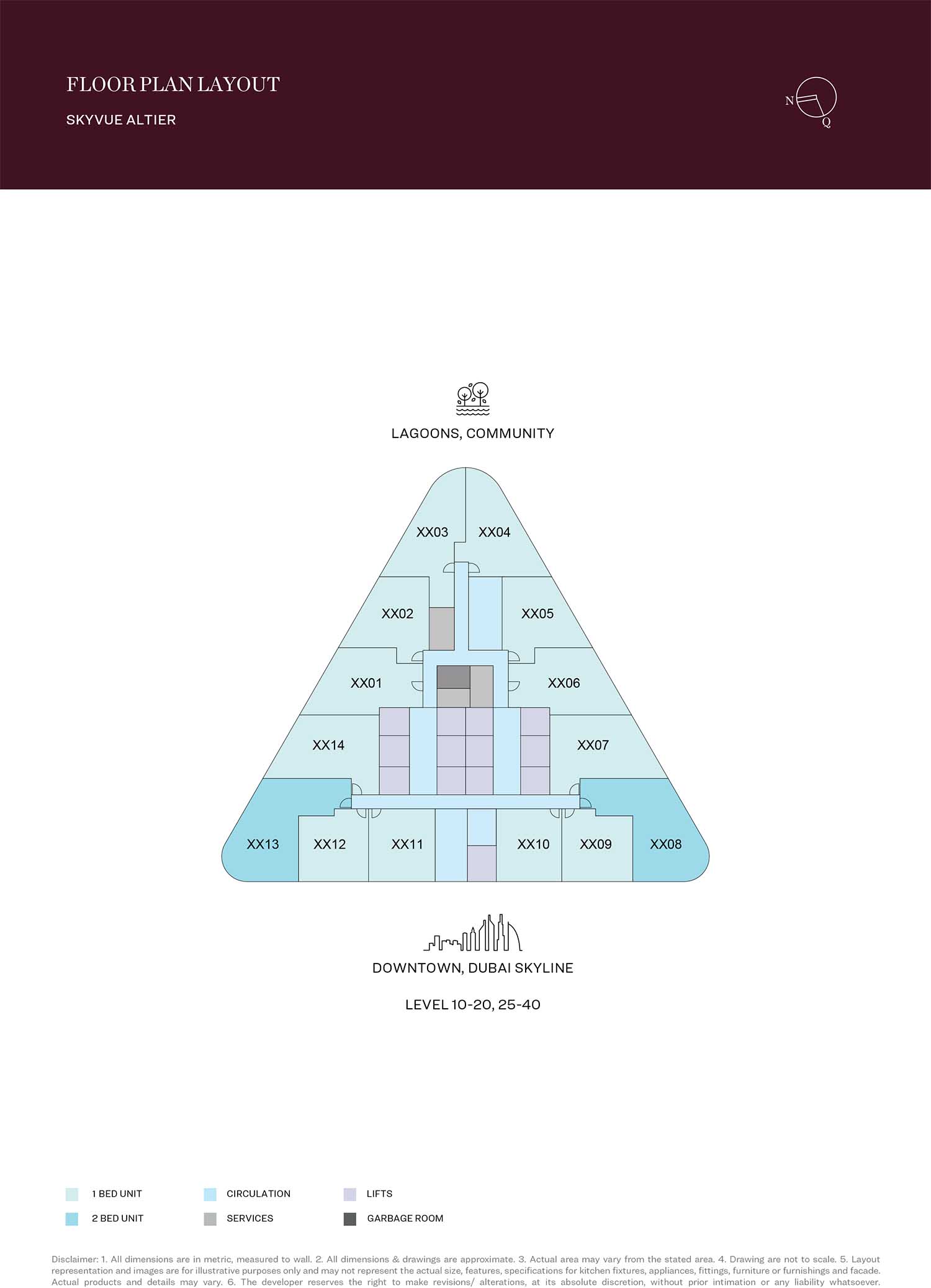 Skyvue Altier at Sobha Hartland 2 floor plan 2