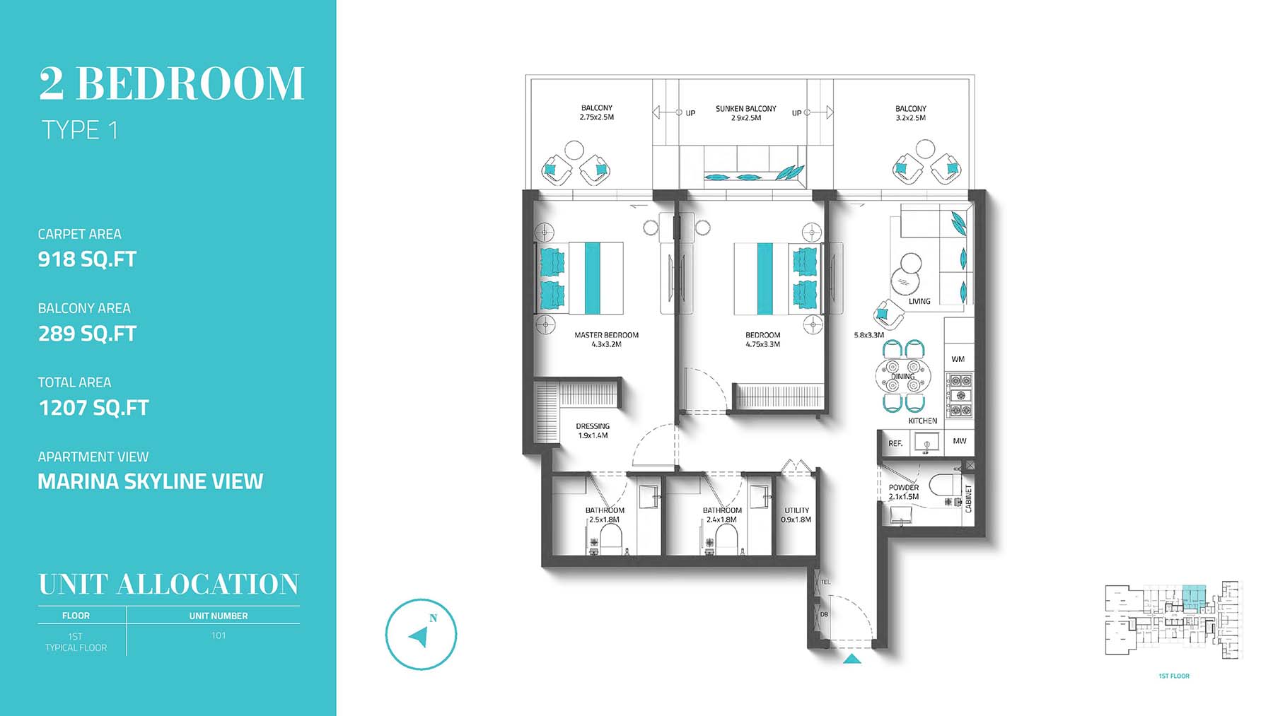 Reef 996 floor plan 4