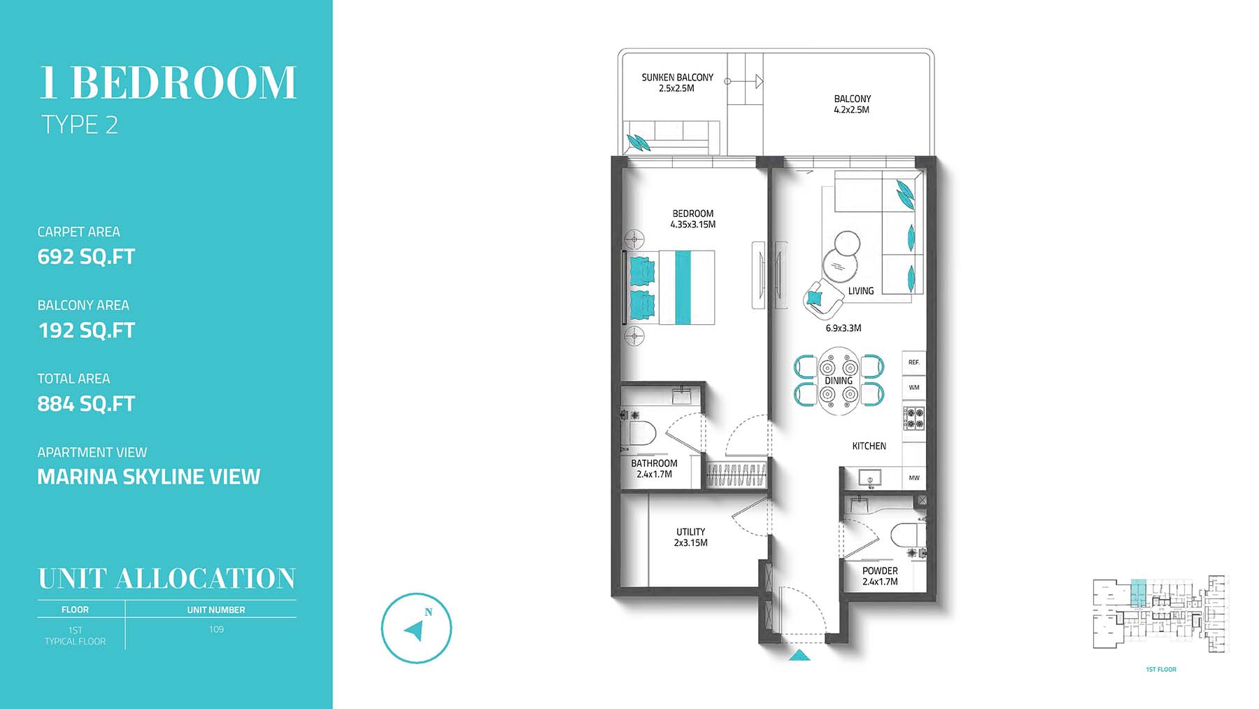 Reef 996 floor plan 2