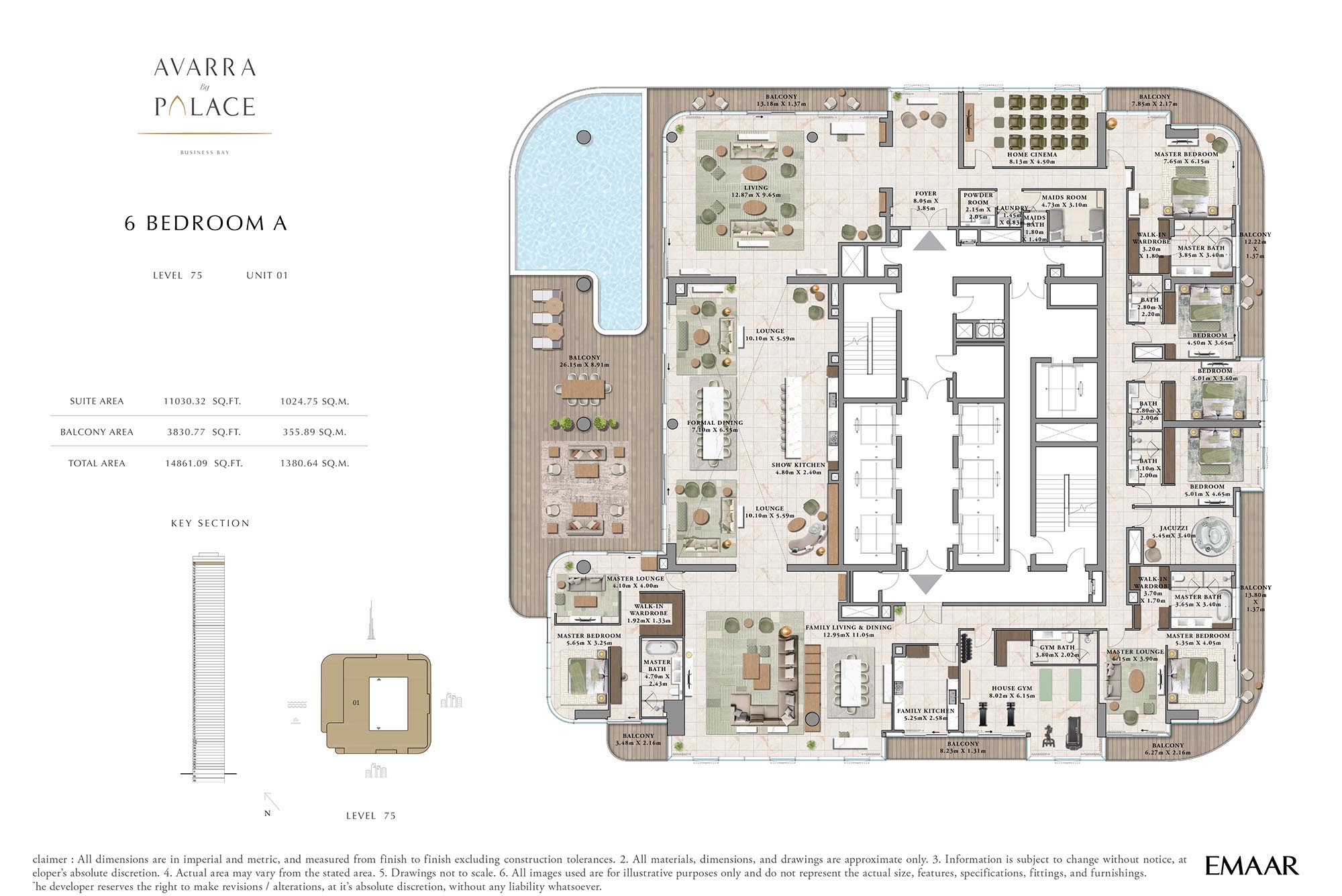 Avarra by Palace floor plan 6
