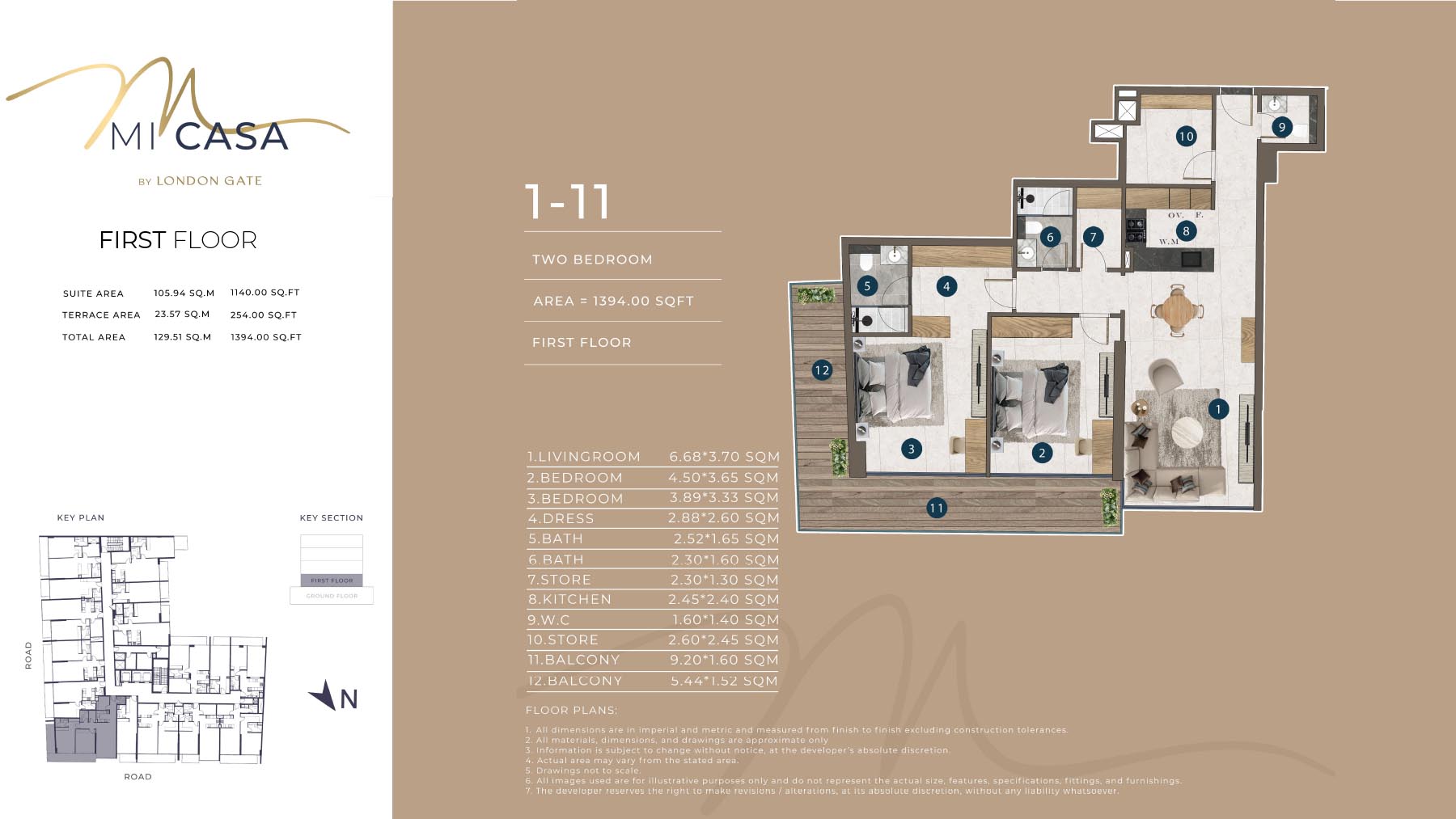 MI Casa by London Gate floor plan 4