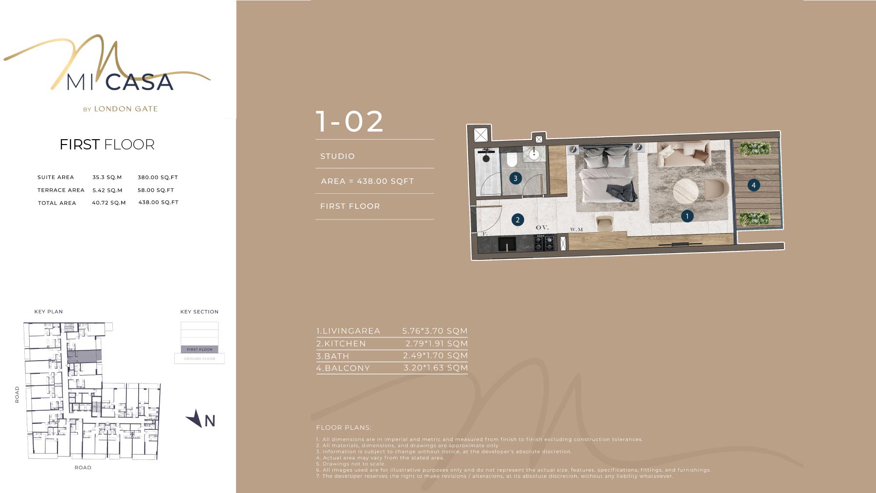 MI Casa by London Gate floor plan 1