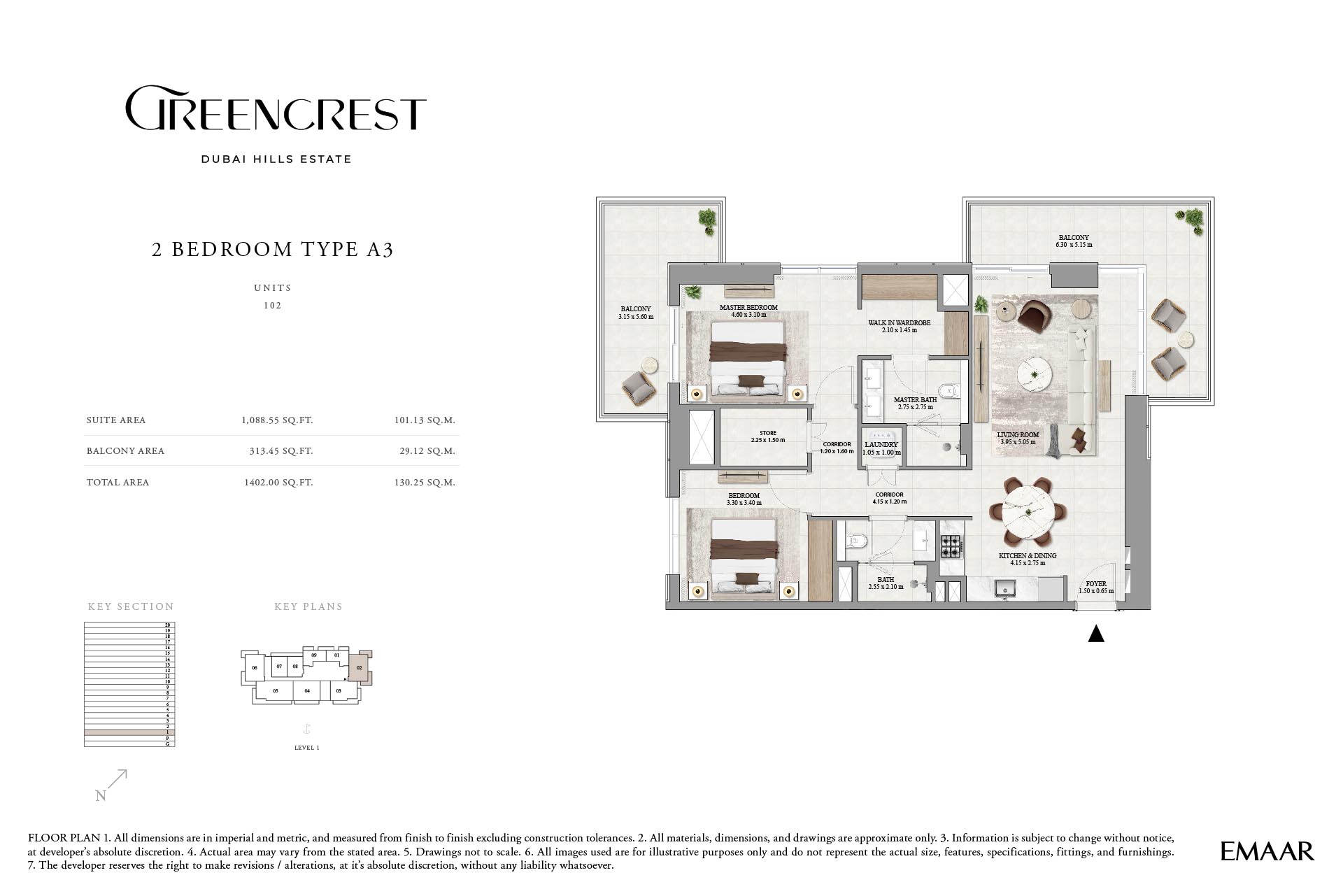 Greencrest at Dubai Hills Estate floor plan 2