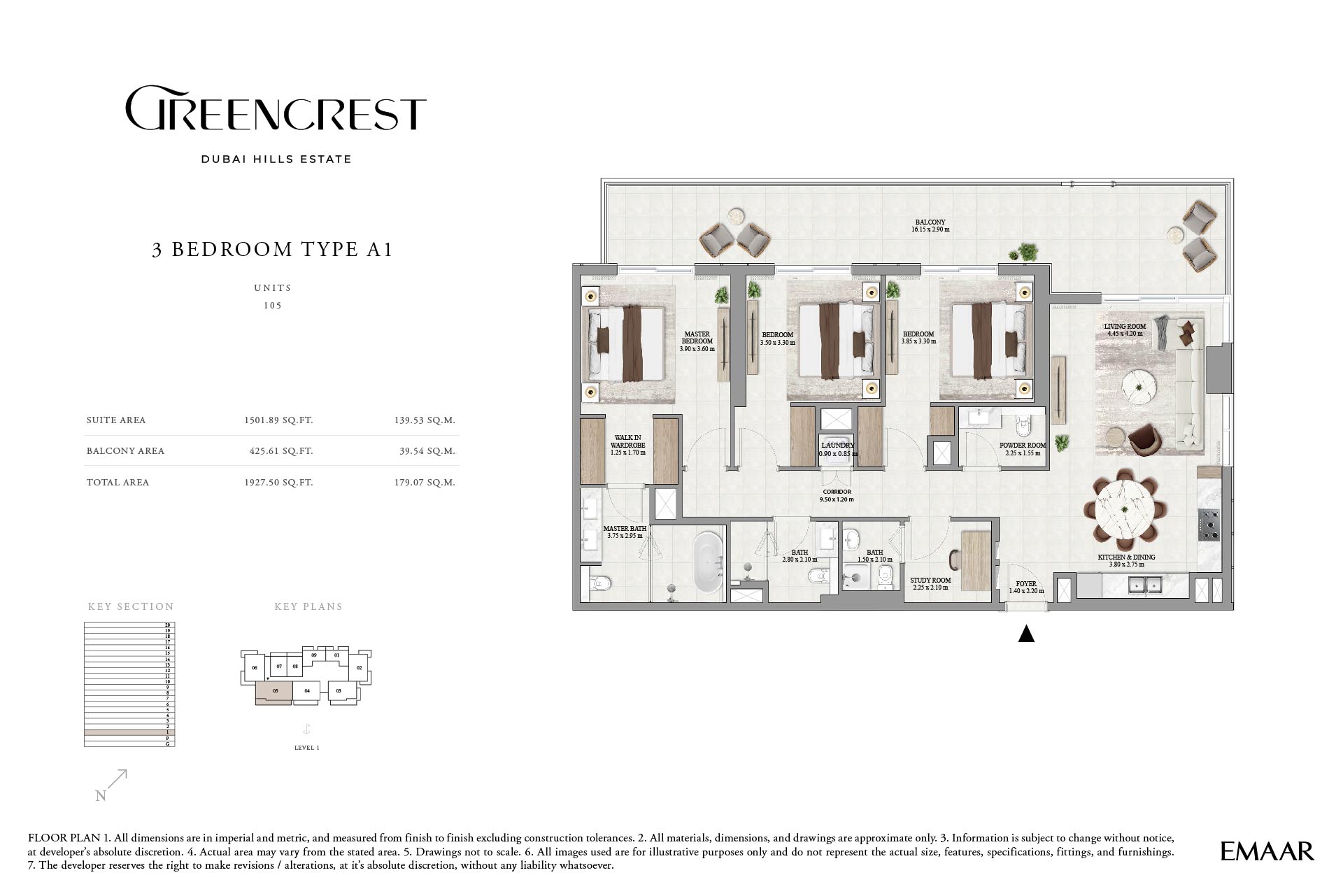 Greencrest at Dubai Hills Estate floor plan 3