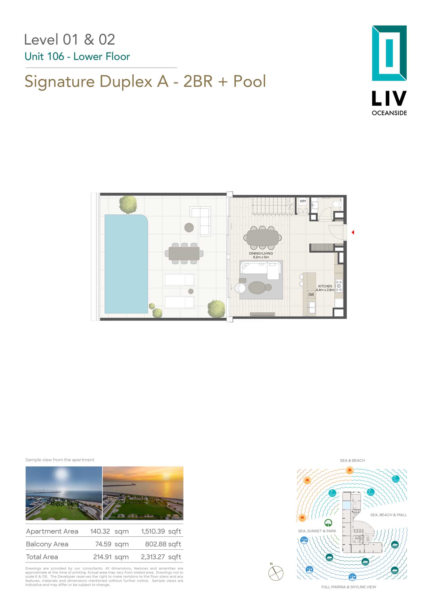 LIV Oceanside floor plan 3