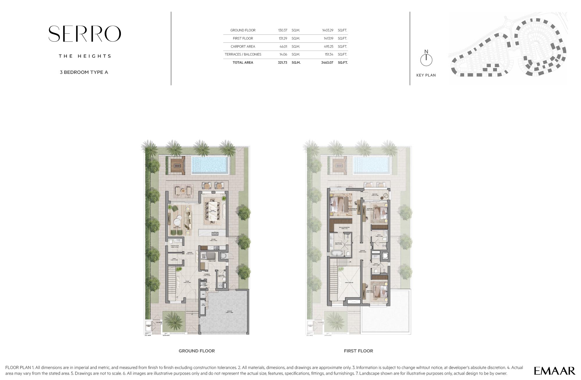 Serro at The Heights floor plan 1